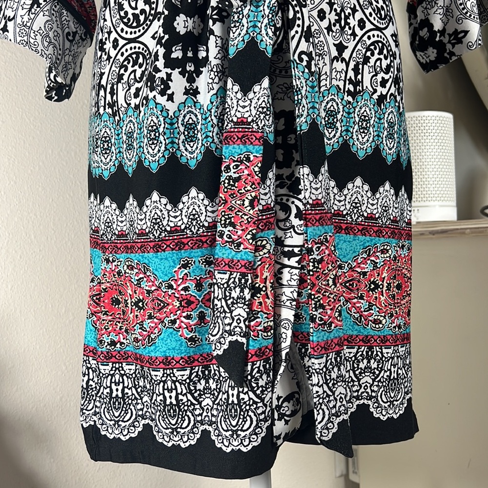 In Bloom S Mixed Pattern Robe - Picture 4 of 16